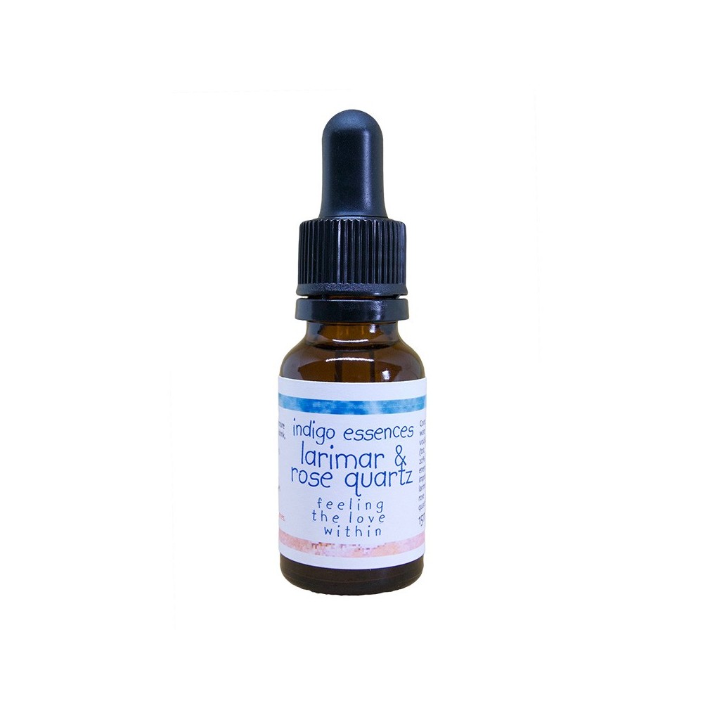 Essenza Singola Indaco - Larimar e Rose Quartz (Connecting With the Love Within) 15 ml