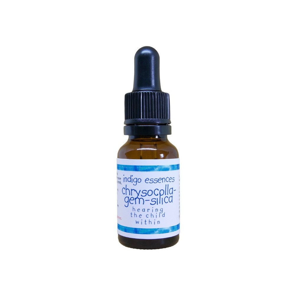 Indigo Single Essence - Chrysocolla-Gem-Silica (Hearing the Child Within) 15 ml