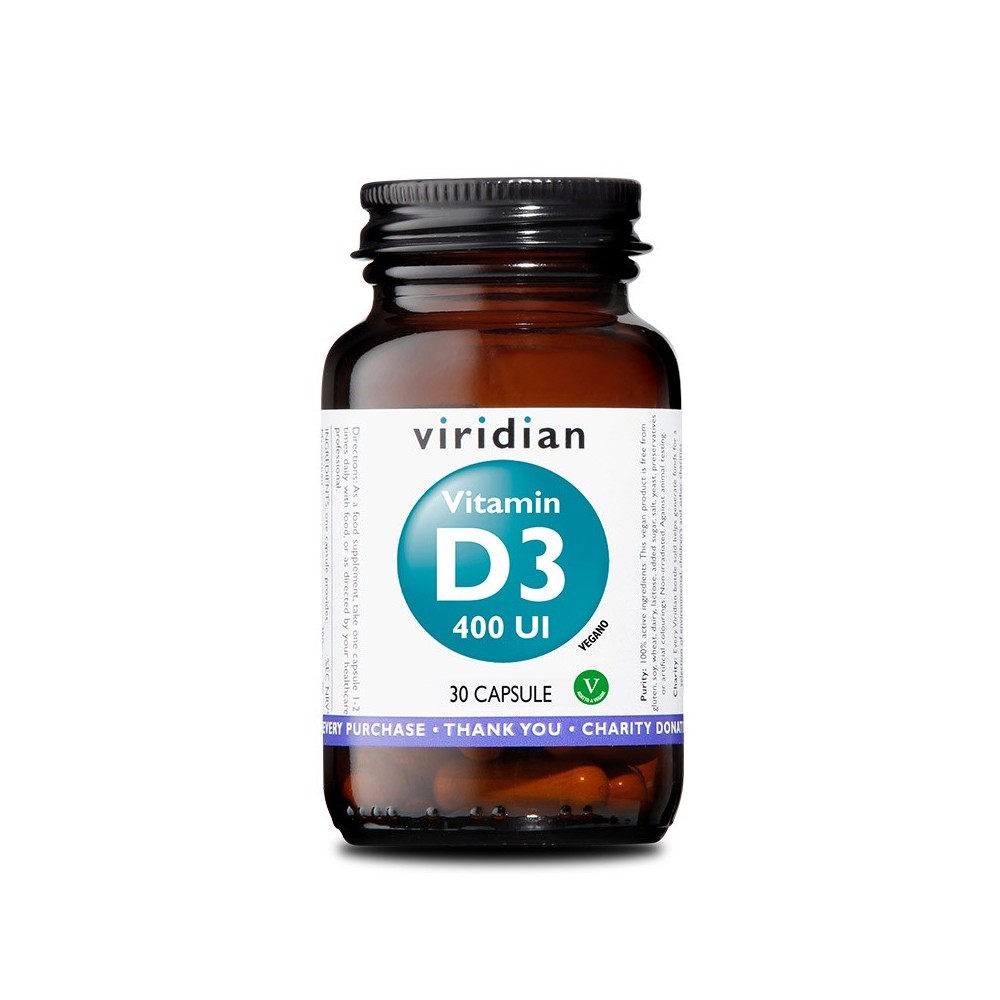 Vitamine D3 400 UI 30 Gélules