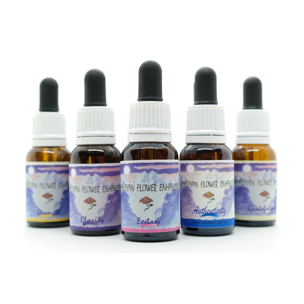 Flower Therapy Kit - Chakra 8 Essences Himalayan Enhancers 15 ml