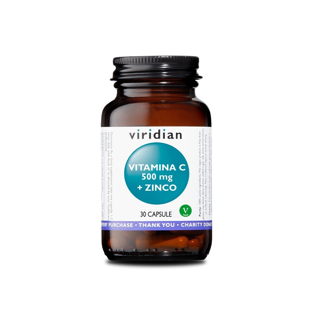 Vitamina C + Zinc 30 Cápsulas