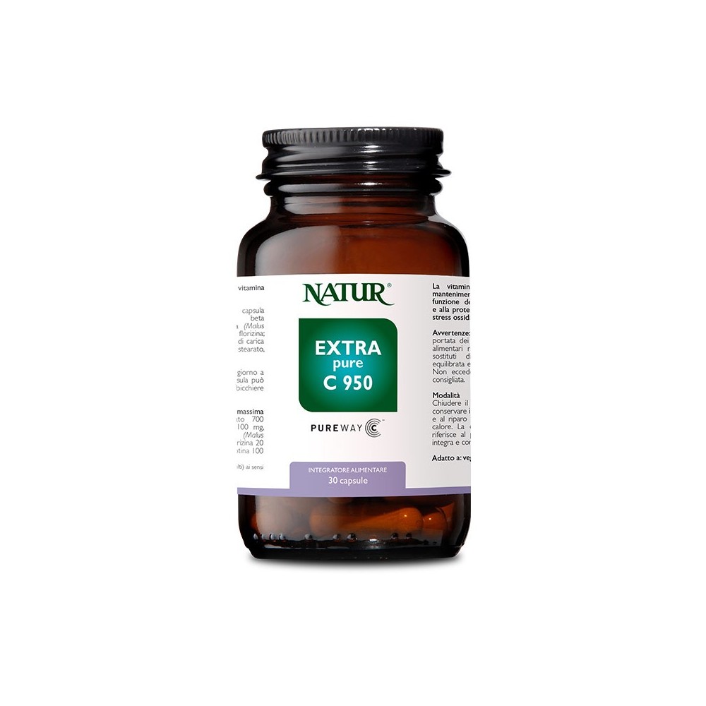 Natur Vitaminic Nahrungsergänzungsmittel – Extra Pure C 950 60 Kapseln