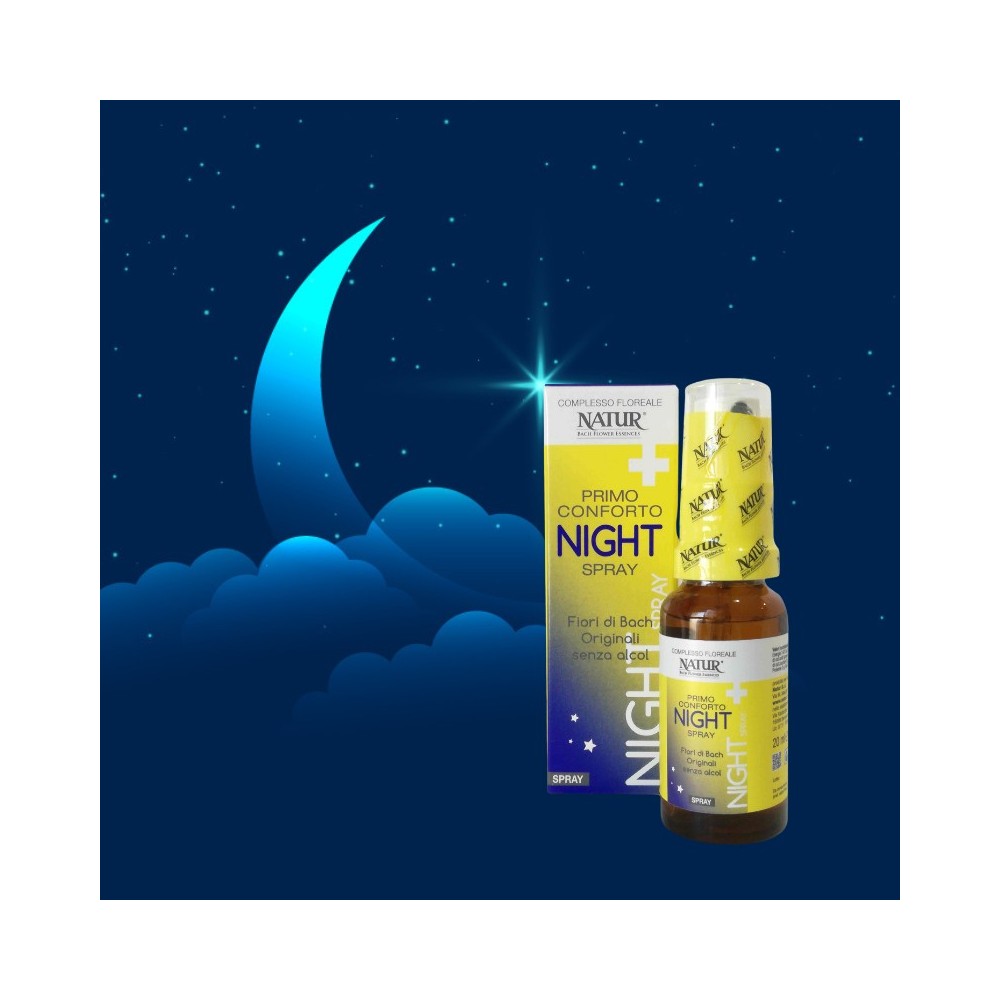 Natur Bach Flower Essences Notfallmittel - PRIMO CONFORTO® NIGHT Spray 20 ml