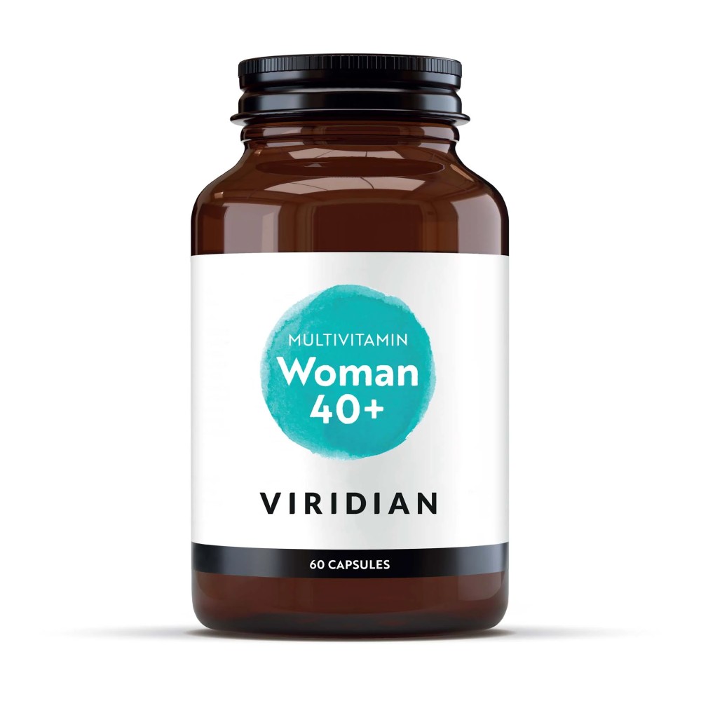 Veganes Nahrungsergänzungsmittel Viridian – Frau 40+ Multivitamin 60 Kapseln