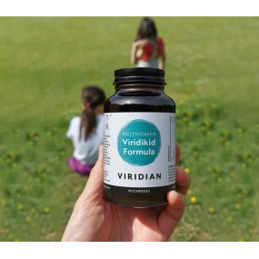 Viridian Veganes Nahrungsergänzungsmittel – Viridikid Multivitamin 90 Kapseln