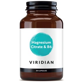 Supplément Vegan Viridian - Magnésium Haute Puissance & B6 30 Capsules