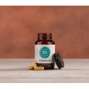 Veganes Nahrungsergänzungsmittel Viridian – High Five B-Komplex + Vit C 30 Kapseln