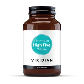 Suplemento Vegano Viridian - High Five Multivitamínico 30 Cápsulas