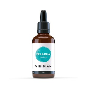 Complément alimentaire végétalien Viridian (Acides gras) - EPA & DHA LiquiVeg 30 ml