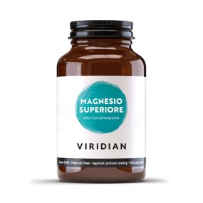 Complément alimentaire minéral végétalien Viridian - Capsules de magnésium supérieur à haute concentration