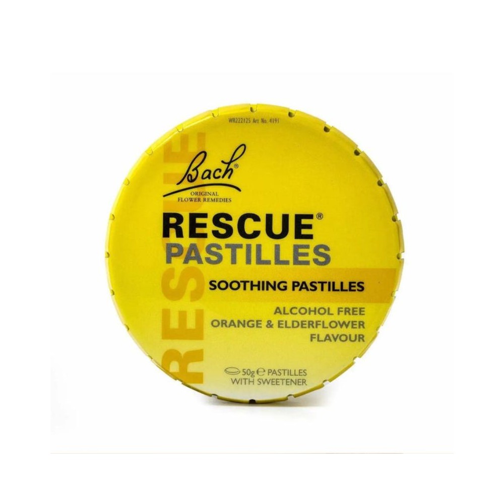 Bach Center Composed Formula - Rescue Pastilles Orange and Elderberry 50 gr