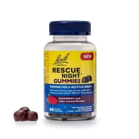 Bach Center Compound Formula – Rescue Night Gummies Himbeere 60 Kaugummi