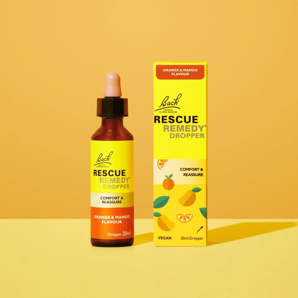 Formule composée Bach Center - Rescue Remedy Gouttes d'orange et de mangue 20 ml