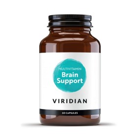 Complément alimentaire multinutriments végétalien Viridian - Multivitamines pour le soutien cérébral 60 capsules